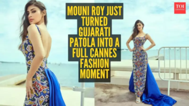 Mouni Roy Stuns in Patola-Inspired Gown at Cannes 2026, Showcasing Indian Craftsmanship