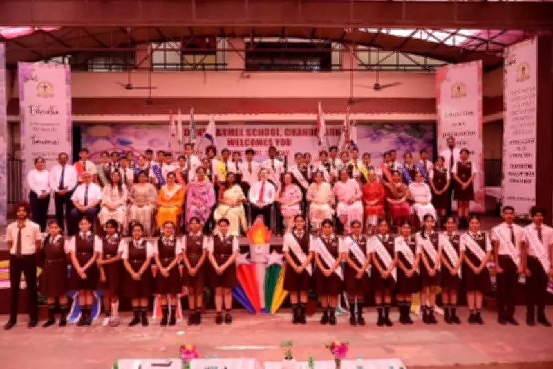 Mount Carmel School Chandigarh Holds Cabinet Initiation Ceremony