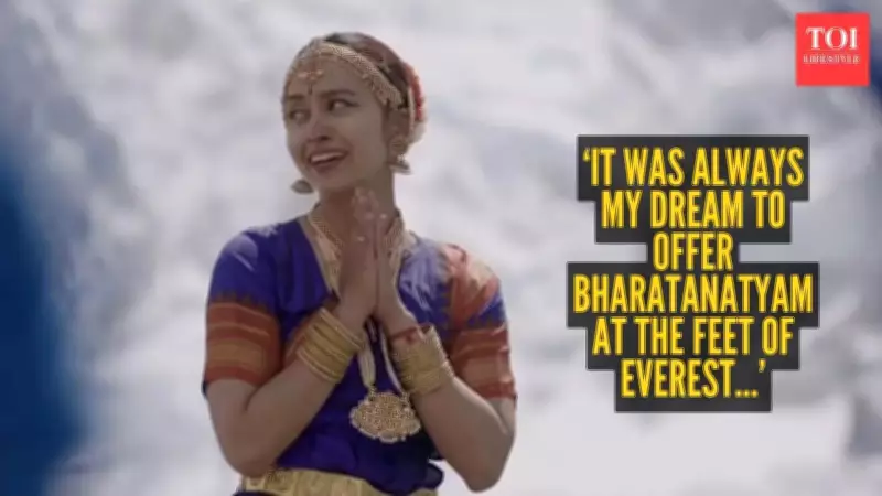 Mountaineer Dances Bharatanatyam at Everest Base Camp, Wows Internet
