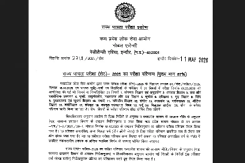 MP SET Result 2026 Declared on mppsc.gov.in: Check PDF