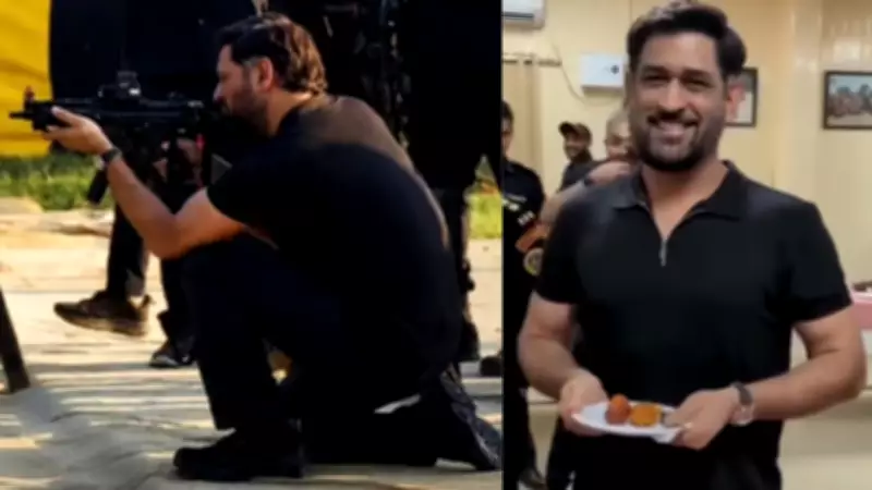 MS Dhoni Asks 'Fit Lag Raha Hu Na' During NSG Visit, IPL 2026 Return Uncertain