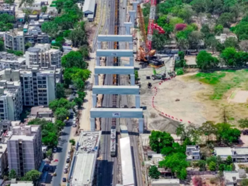 Mumbai-Ahmedabad Bullet Train: Heavy Portal Beams Installed in 22 Days