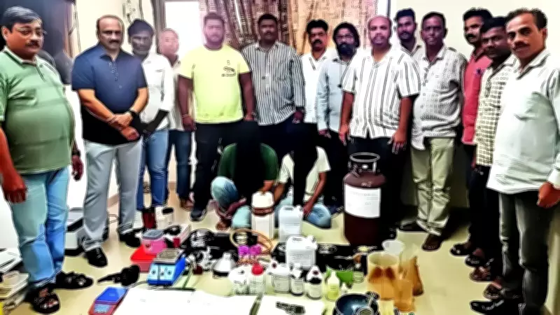 Mumbai ANC Busts Rs 50 Crore MD Drug Lab in Agripada Flat, Three Arrested