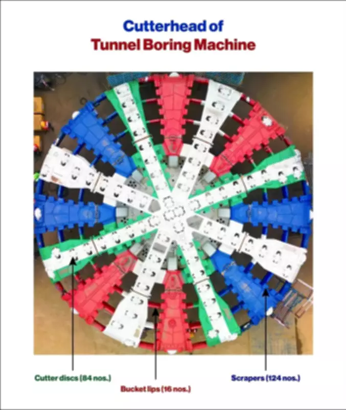 Mumbai Bullet Train: First Cutterhead of Giant TBM Lowered at Vikhroli