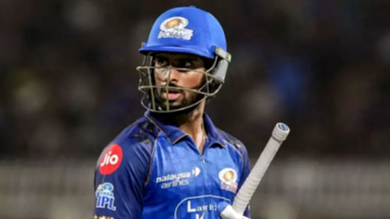Mumbai Indians' Batting Collapse: Tilak Varma Registers Unwanted IPL Record vs KKR