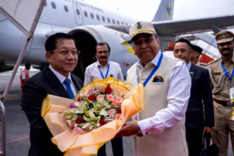 Myanmar President Gen Min Aung Hlaing Arrives in Gaya for Five-Day India Visit