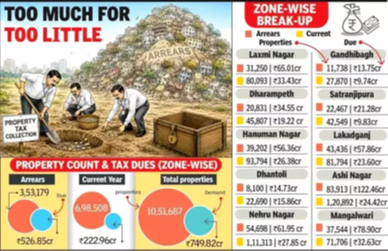 Nagpur Civic Body Excludes Rs 1,392 Crore Arrears from Tax Recovery Plan