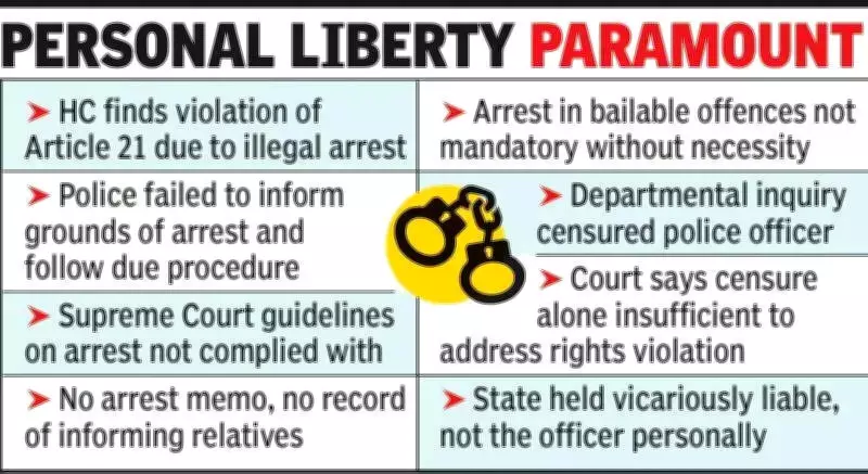 Nagpur HC Slams Police for Illegal Arrest of 70-Year-Old, Orders Rs 25,000 Compensation