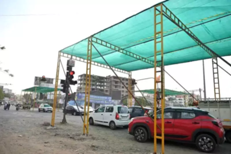 Nagpur: Permanent Shade Net Structure at Besa Square Raises Planning Concerns