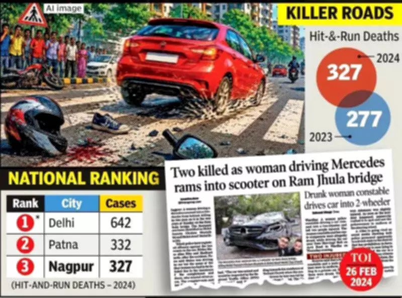 Nagpur Third in Hit-and-Run Deaths, 1300 CCTVs Defunct