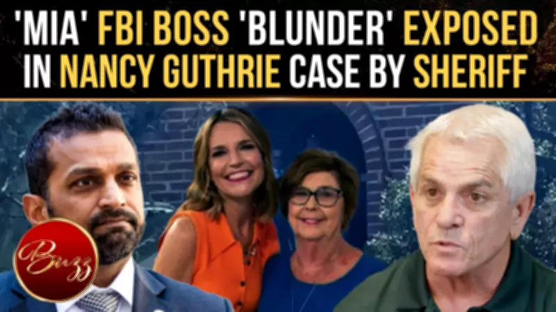 Nancy Guthrie Case: Sheriff Clashes with FBI Director Kash Patel