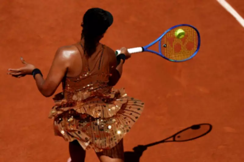Naomi Osaka Stuns in Custom Gold Nike Dress at French Open 2026