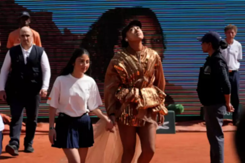 Naomi Osaka's Golden Dress Shines as She Reaches French Open Fourth Round