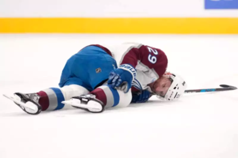 Nathan MacKinnon Injury Scare in NHL Western Conference Final Game 3
