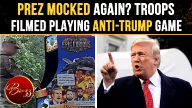 National Guard Troops Play Anti-Trump Iran War Arcade Game on National Mall