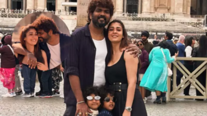 Nayanthara and Vignesh Shivan Enjoy Vatican City Vacation with Twins