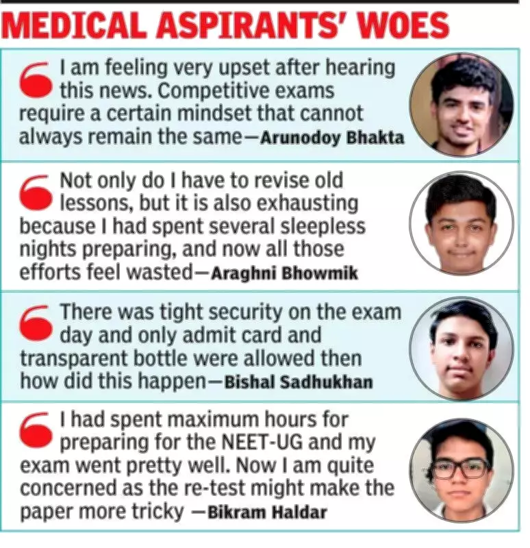 NEET-UG Cancellation Sparks Anger Among Kolkata Candidates