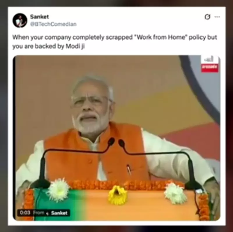 Netizens Hilariously Back PM Modi's Work From Home Advice to Tackle Gas Crisis
