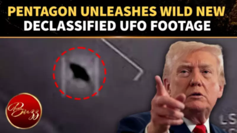 New Declassified UFO Footage Released by Pentagon Shows Strange Objects