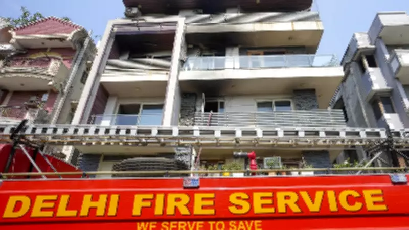 Nine Dead in East Delhi Residential Building Fire