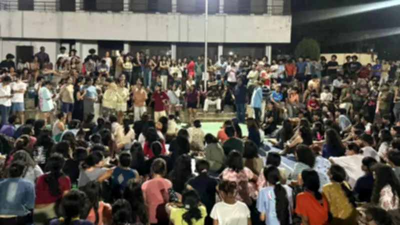 NLSIU Bengaluru students protest over hostel disparities and water crisis