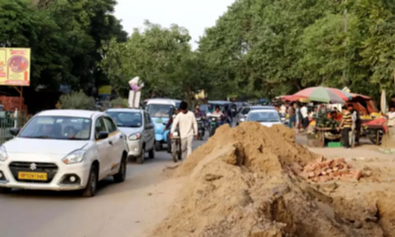 Noida Commute Nightmare: Residents Face Ordeal Due to Road Construction