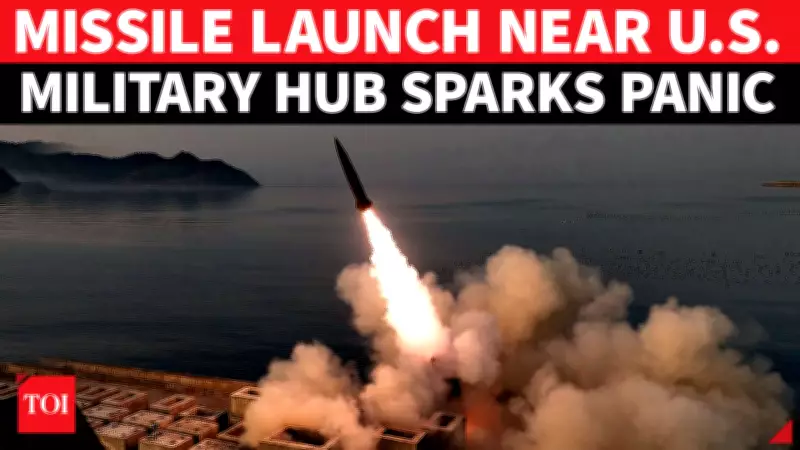 North Korea Fires Ballistic Missile Near US Military Hub in East Asia, Alarming Seoul
