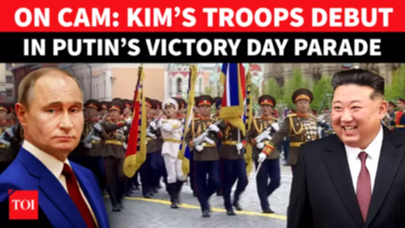 North Korean Soldiers March in Moscow Victory Day Parade for First Time