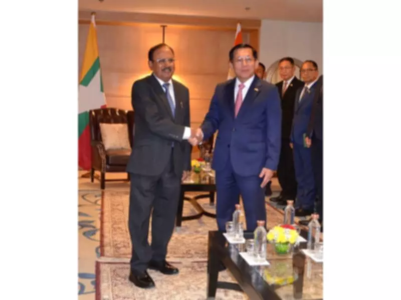 NSA Doval Meets Myanmar President on First Visit