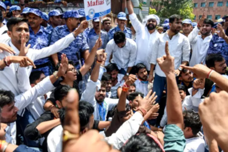 NSUI Launches 'NTA Halla Bol' Protest Over NEET Cancellation, Demands Ban on NTA