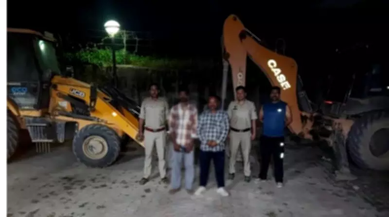 Nurpur Police Impound 7 Vehicles in Anti-Illegal Mining Drive