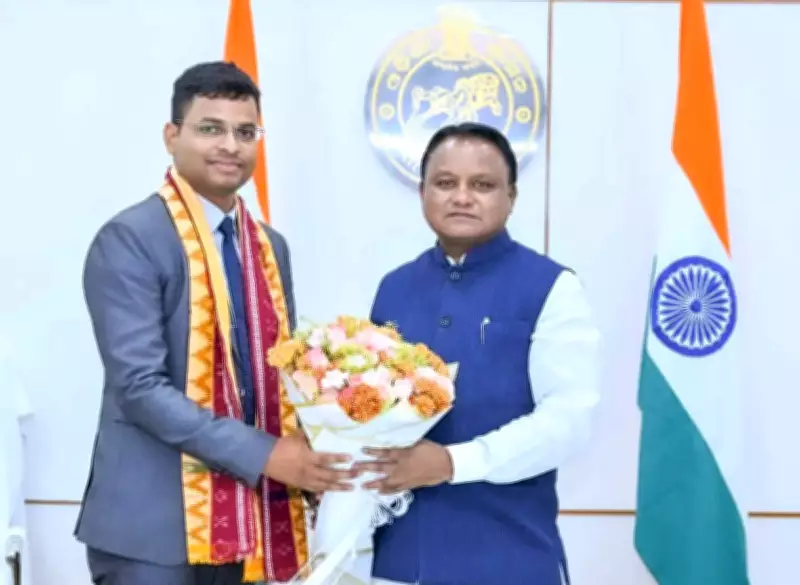 Odisha CM Felicitates OCS Topper Bubun Sahoo, Urges Focus on People's Welfare