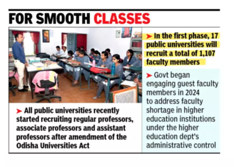 Odisha Universities Allowed to Re-engage Guest Faculty Temporarily