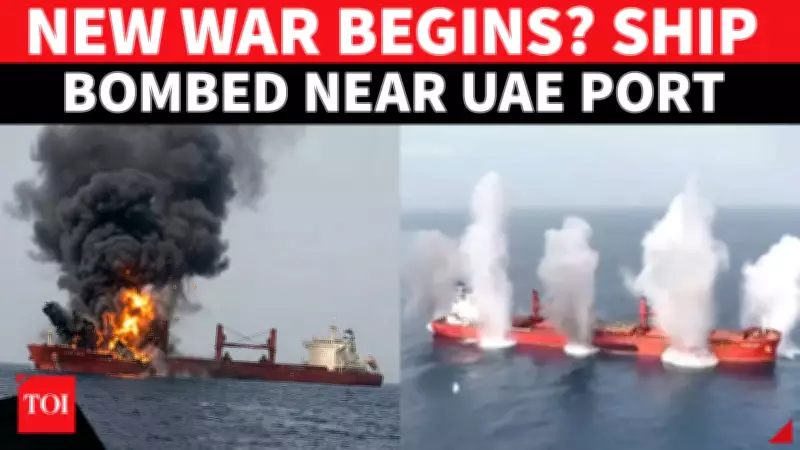 Oil Tanker Hit by Projectiles Near UAE Amid Rising Hormuz Tensions