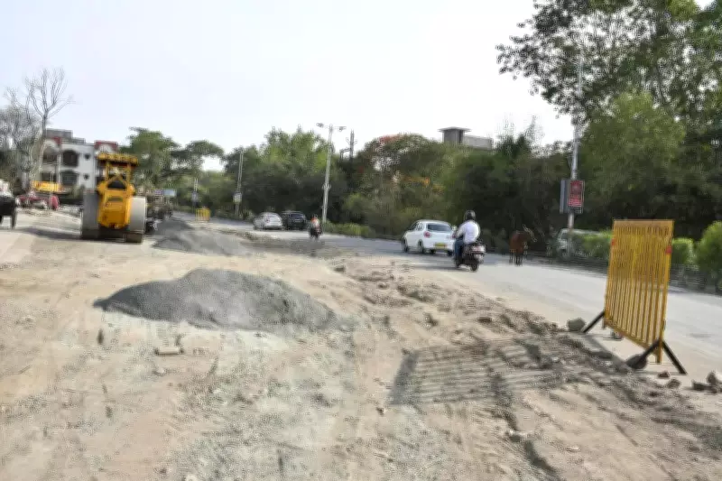Ongoing Road Work in Bhopal Causes Injuries, Traffic Jams, Business Losses