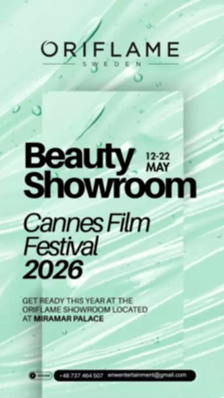 Oriflame Returns to Cannes with Glam Studio Celebrating Beauty and Entrepreneurship