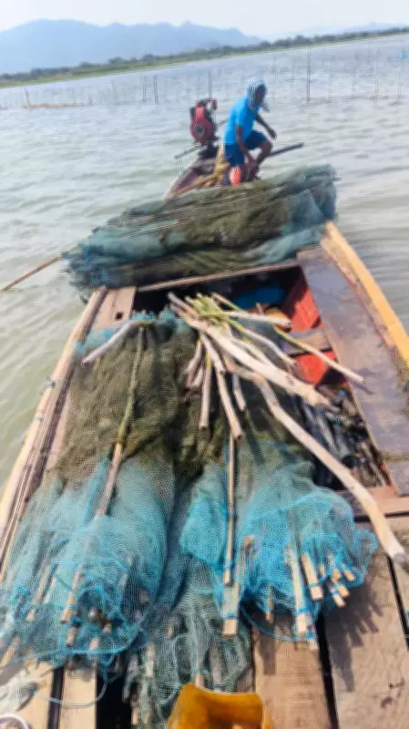 Over 2,400 Acres of Illegal Prawn Gheries Evicted from Chilika Lake