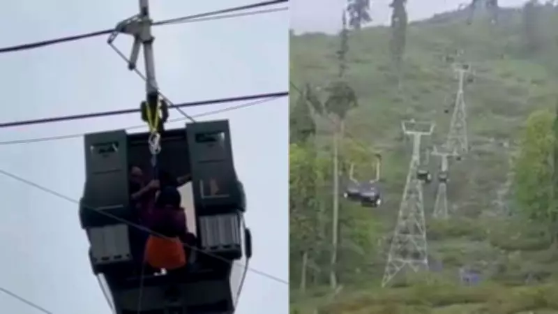 Over 300 Tourists Rescued After Cable Car Snag in J&K's Gulmarg