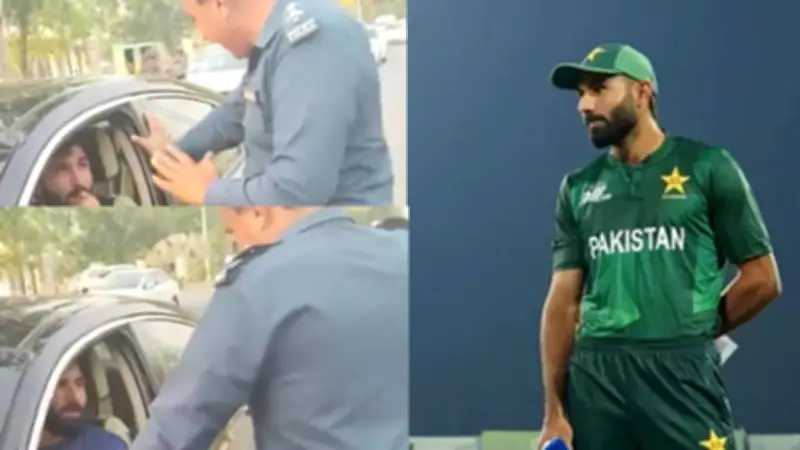 Pakistan Cricketer Irfan Khan Niazi Stopped for Not Wearing Seat Belt, Let Off With Warning