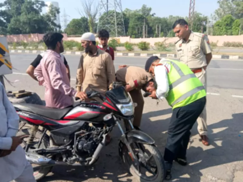 Panchkula Police Issue 1,299 Challans in Week-Long Crackdown on Vehicles Without Number Plates