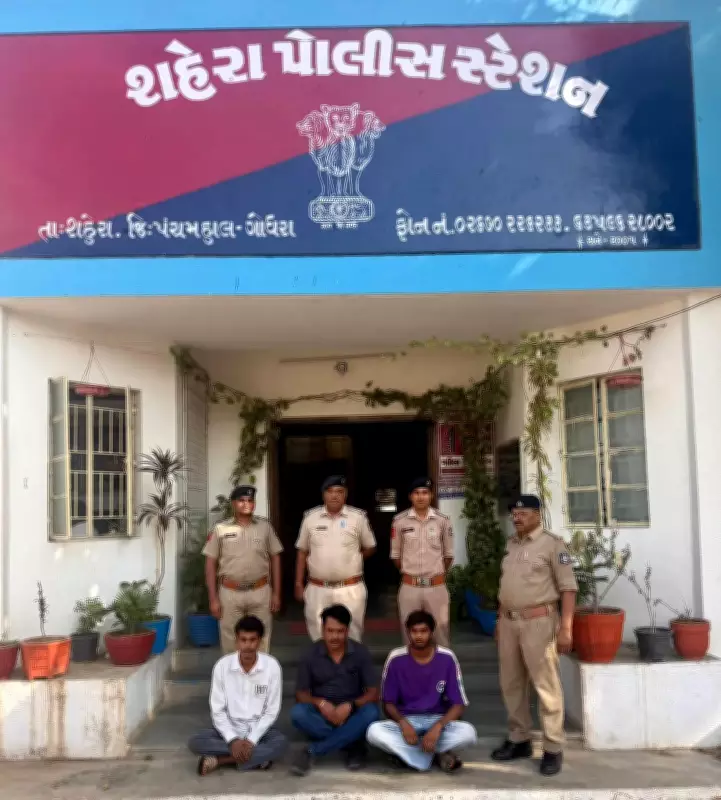 Panchmahal Police Arrest Three Including Ex-Bank Manager in Cyber Fraud Case