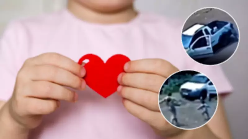 Parenting Lesson: Viral Clip Shows Father Hugging Kids After Truck Mishap