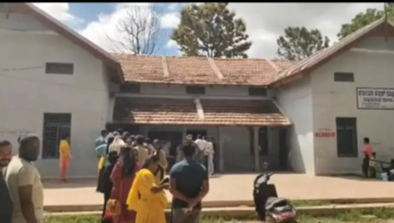 Parents Queue Overnight for KPS Admission in KR Pet, Mandya