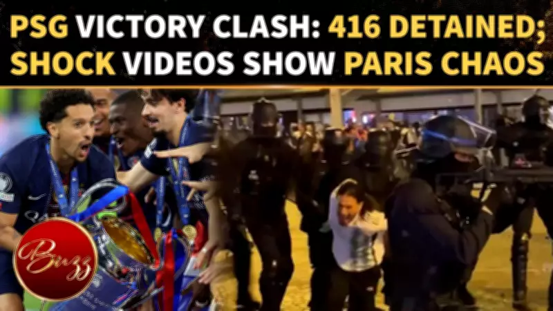Paris Erupts as PSG's Champions League Win Sparks Violence; Over 400 Arrested