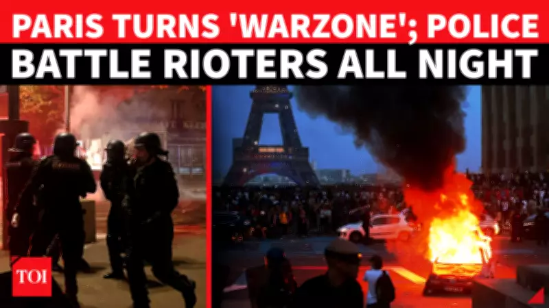 Paris Riots Erupt After PSG Win; 400+ Arrested, Police Injured