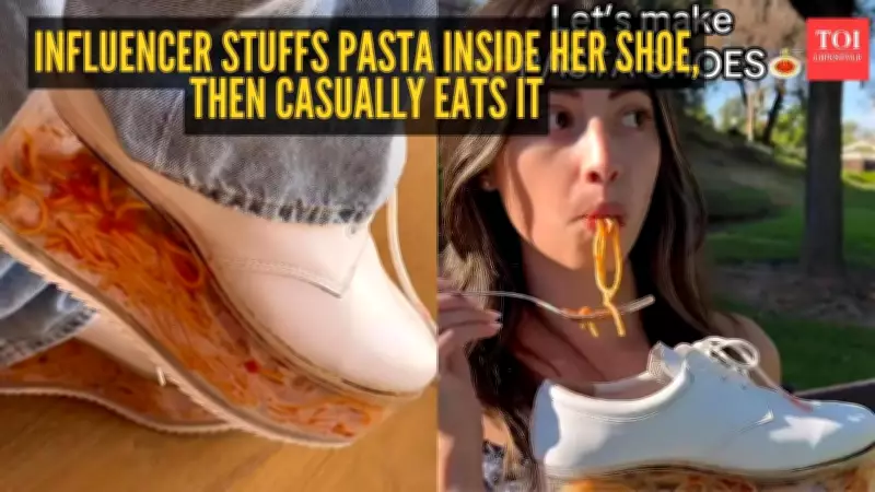 Pasta Shoes Trend Sparks Hygiene Debate on Social Media