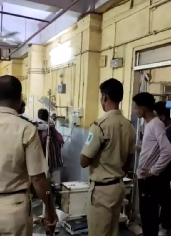 Patient's Death Sparks Violence at Ulhasnagar Hospital, Staff Protest