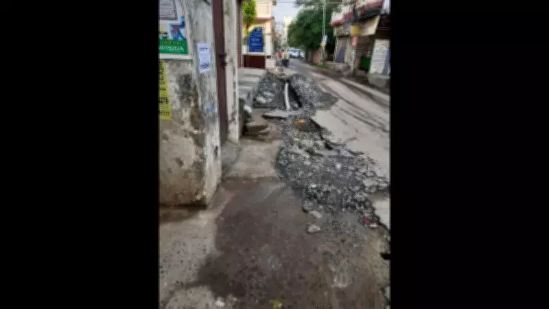 Patna Residents Face Hardship Due to GAIL Road Excavation Work