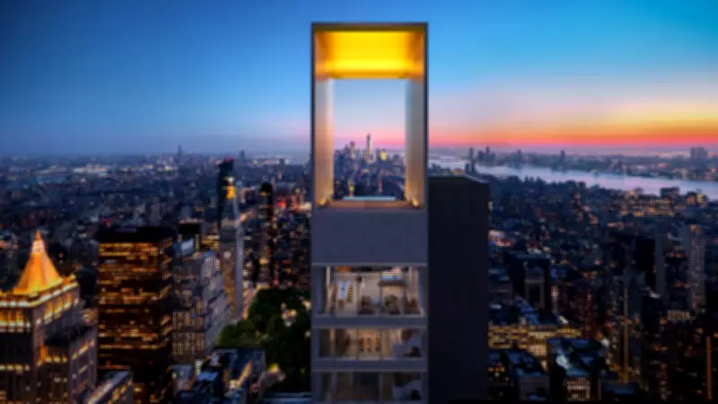 Pencil Tower Blocks Iconic Empire State Building View in NYC