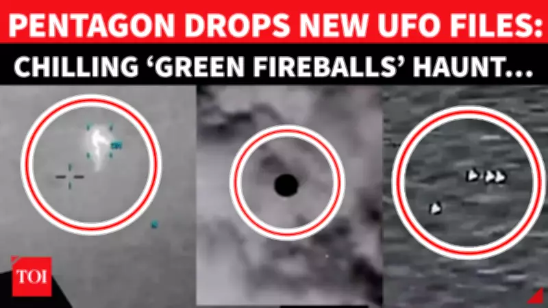 Pentagon Releases New UFO Files Featuring Green Orbs and Apollo 12 Sighting